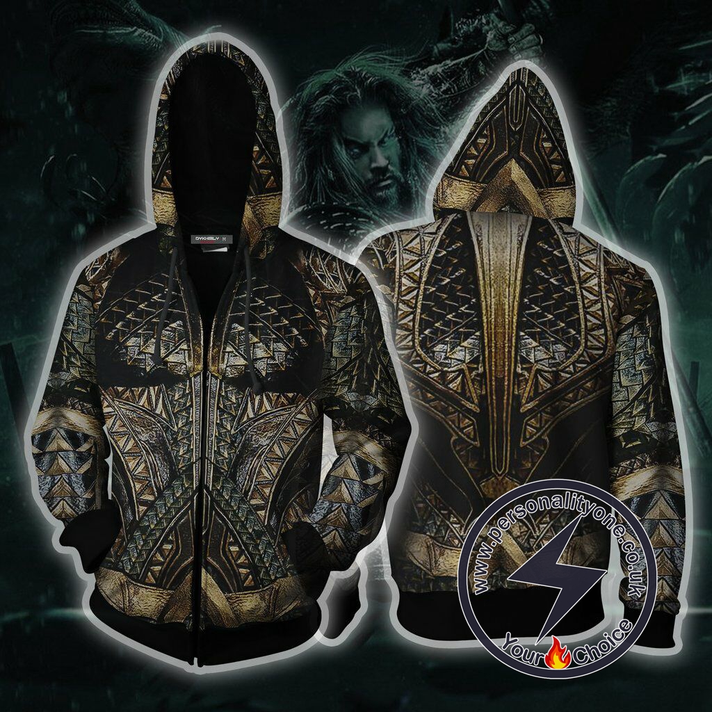 Aquaman Hoodie - Arthur Curry Zip Up Hoodie #19HW01